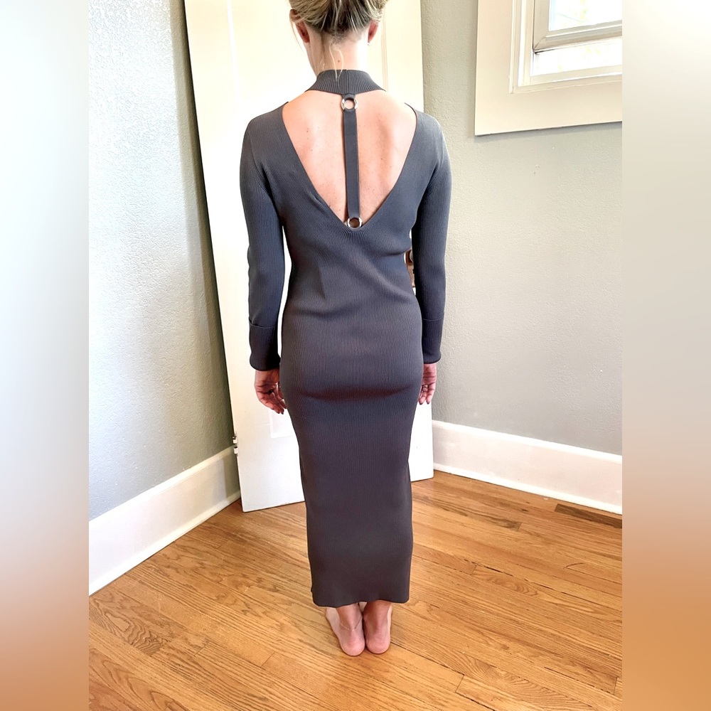 HELMUT Lang stretch dress with sexy back detail